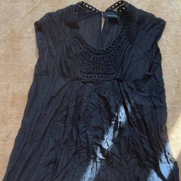 Isabel Marant Sheer Black Dress - Picture 1 of 5